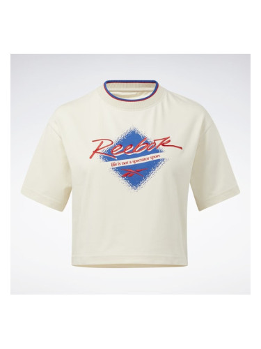 Тениска с графичен дизайн REEBOK CL Q3