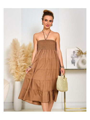 Дамска миди рокля Resti