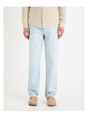 Мъжки светлосини прави дънки Celio