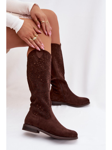 S. BARSKI Дамски боти до глезена без ток