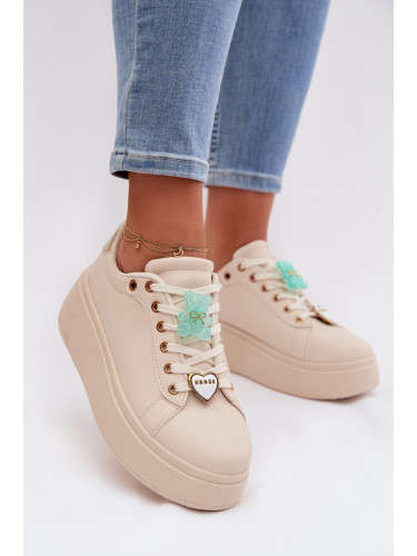 Дамски маратонки на платформа с допълнения