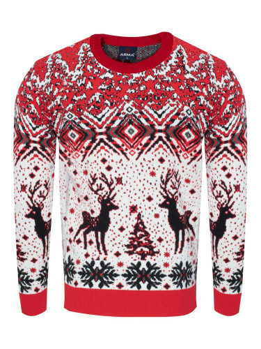 ARMA - Червен коледен пуловер