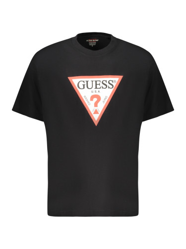 Черна тениска Guess с лого