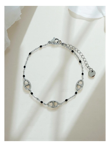 Сребърна гривна с мъниста Aurea Clavis