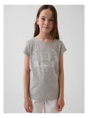 Детска тениска GAP с лого - Момичета