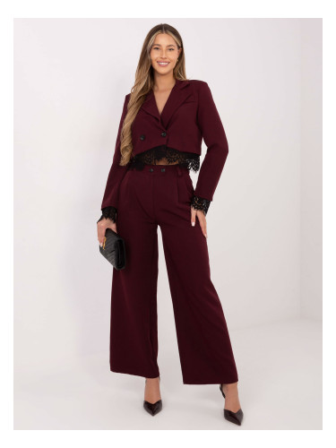 Елегантни бордо панталони
