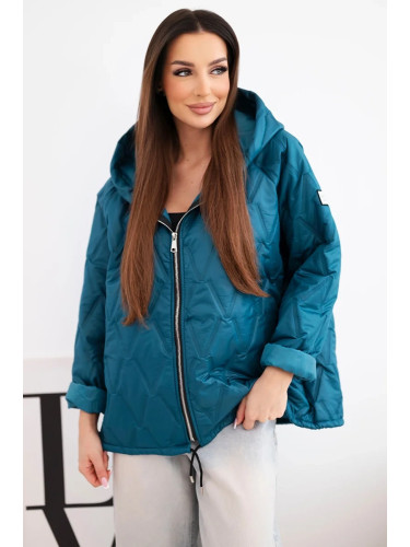 Дамско преходно яке с качулка Kesi Włoski