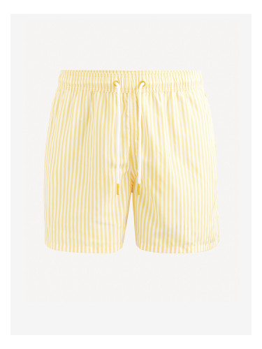 Жълт мъжки бански Celio Ginoray