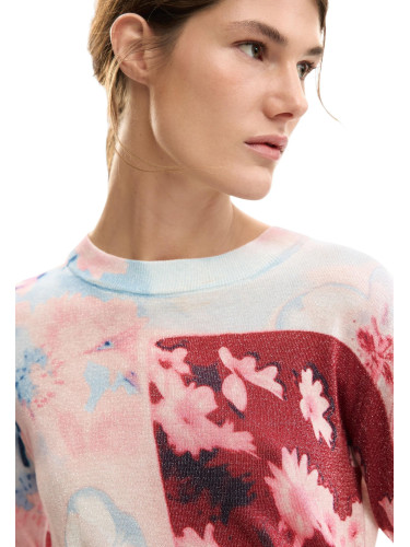 Дамски пуловер Desigual с флорален мотив