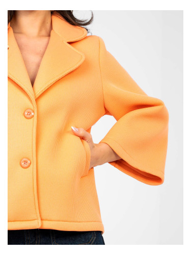 Преходен дъждобран, 3/4 ръкав, оранжев