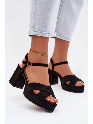 Дамски сандали на ток Janelia