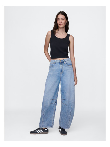 Дамски дънки GAP Horseshoe UltraSoft с висока талия