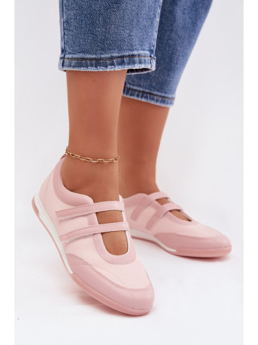 Розови балеринки Boto Sporty с презрамки