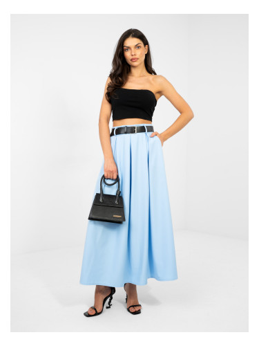 Макси пола в светло синьо
