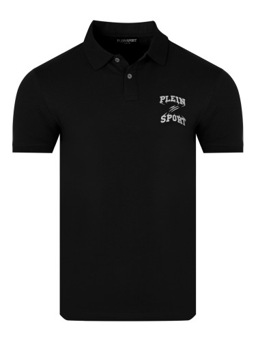 PLEIN SPORT - мъжка поло тениска PS25MPL01/02 ЧЕРНА