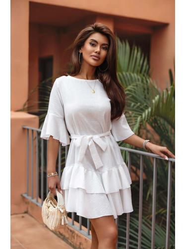 Дамска мини рокля Resti Linen