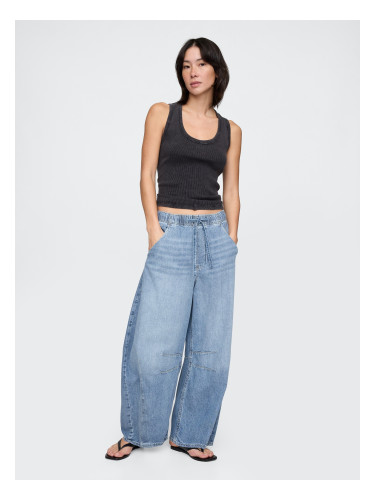 Дамски дънки GAP Mid Rise Easy Horseshoe