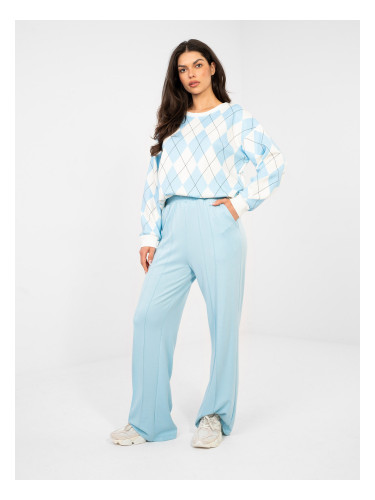 Светлосини основни спортни панталони