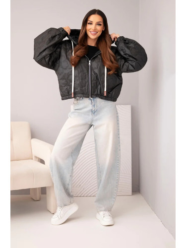 Дамско ватирано яке с качулка Kesi Włoski