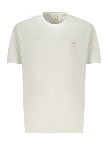 Мъжка тениска с къс ръкав Calvin Klein, бяла