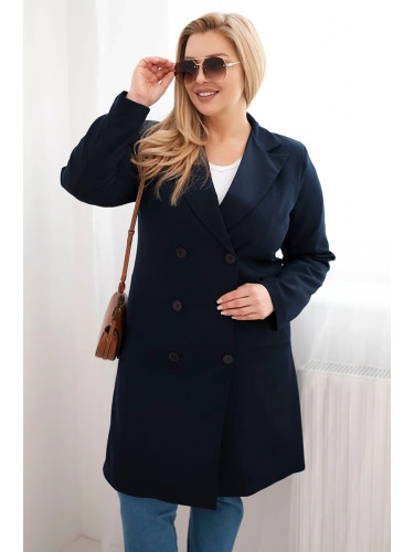 Двуредно палто Kesi Włoski Plus Size