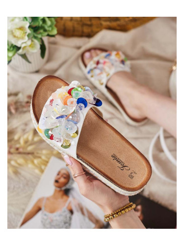 Дамски джапанки Resti Royalfashion Loassa с кристали