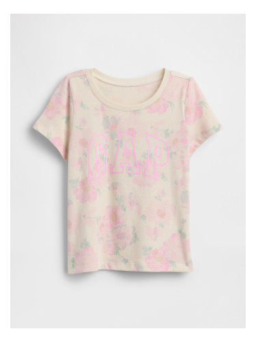 Детска тениска GAP с лого - за момичета