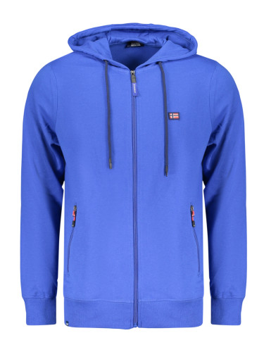 Мъжки син суитшърт с цип Норвегия 1963