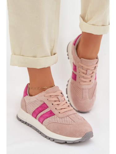 Дамски маратонки EVENTO, изработени от естествен велур