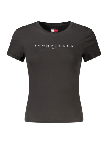 TOMMY HILFIGER WOMEN'S SHORT-SLEEVE T-SHIRT BLACK