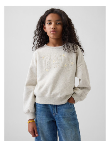 GAP Children's Sweatshirt with VintageSoft Logo - Girls