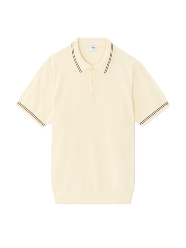 Кремава мъжка поло риза Celio