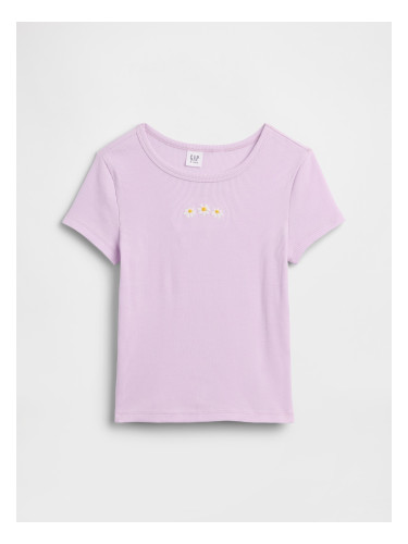 Детска оребрена тениска GAP