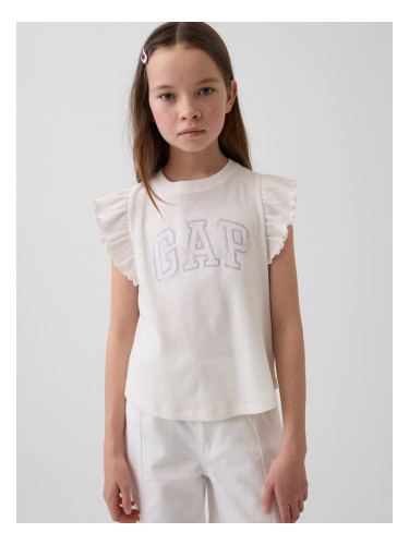 Тениска GAP за момичета с лого