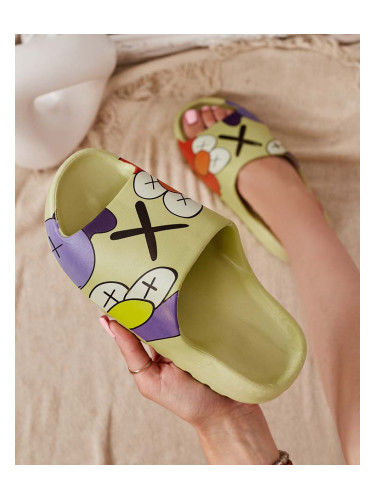 Дамски чехли Elmino Resti Green