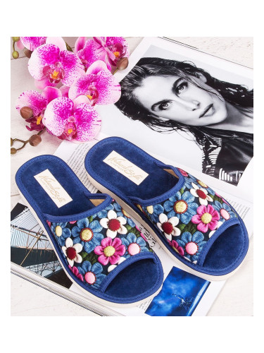 Дамски чехли Natural Style NS-049 сини