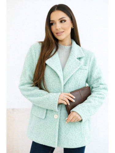 Дамско меко вълнено яке Kesi с яка