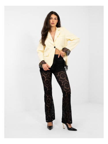 Дантелени панталони в черно