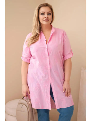 Дамска рокля Kesi с бродерия