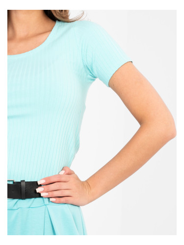 Дамска блуза в цвят мента