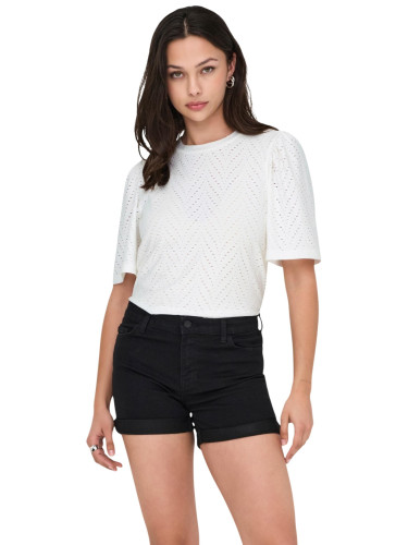 Бяла блуза на Жаклин Де Йонг