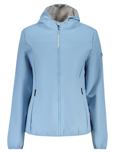 Синьо дамско софтшел яке