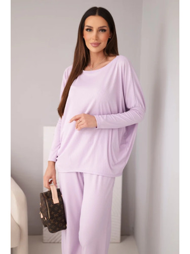 Дамски комплект от вискоза Kesi Włoski, светло лилав