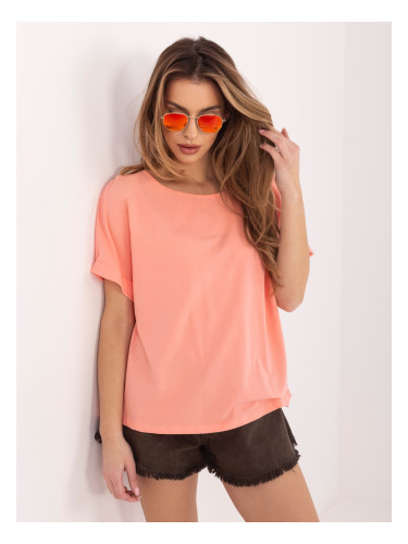 Оувърсайз блуза Rue Paris - прасковена