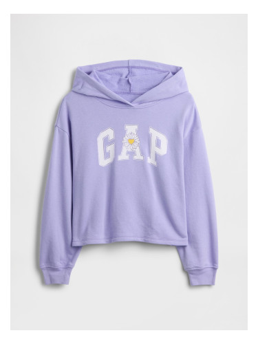 Момичешки суитшърт GAP с лого