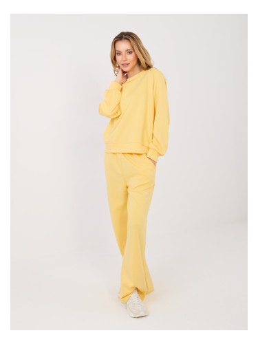 Жълт комплект анцуг