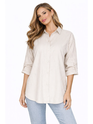 Бежова модна чанта ID8847