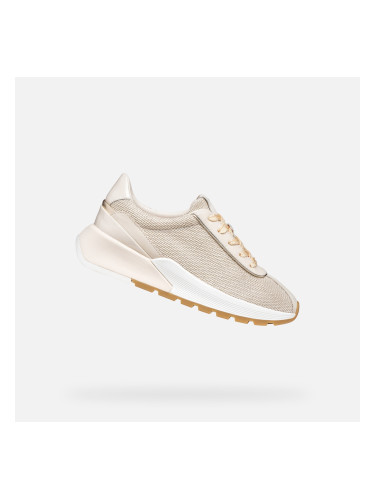 Бежови дамски маратонки Geox Metropoli