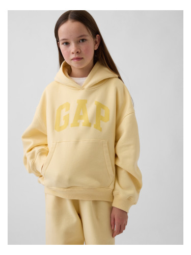 Детски суитшърт GAP с лого VintageSoft - за момичета