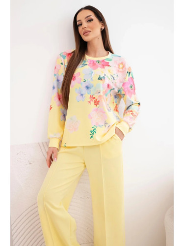 Дамски комплект Kesi Włoski с флорален мотив